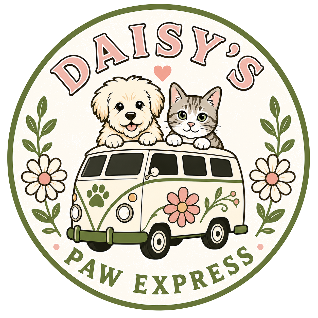 Daisy's Paw Express logo